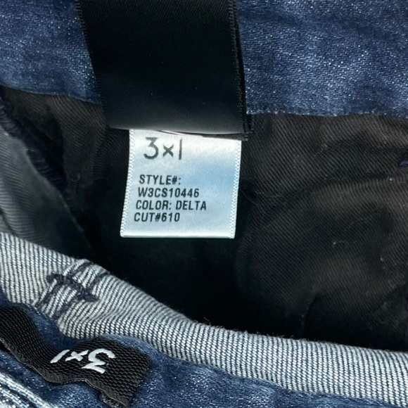 3x1 High Rise Skinny Distressed Skinny‎ Jeans in Delta Size 26 - Picture 4 of 7